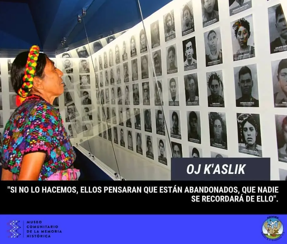  Foto: Museo Comunitario de la Memoria Histórica de Rabinal. 